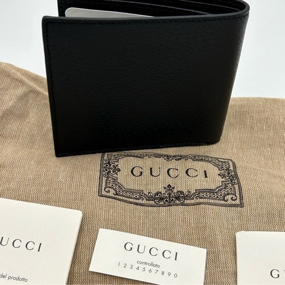 Men’s Gucci, Marmont bifold leather wallet made in Italy - Picture 7 of 8